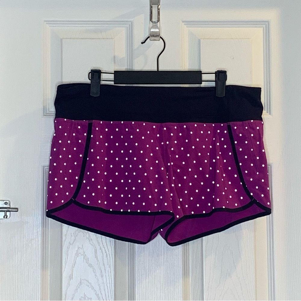 Lululemon Run Times Shorts Reflective Night Fall Ultra Violet Silver/Naval Blue